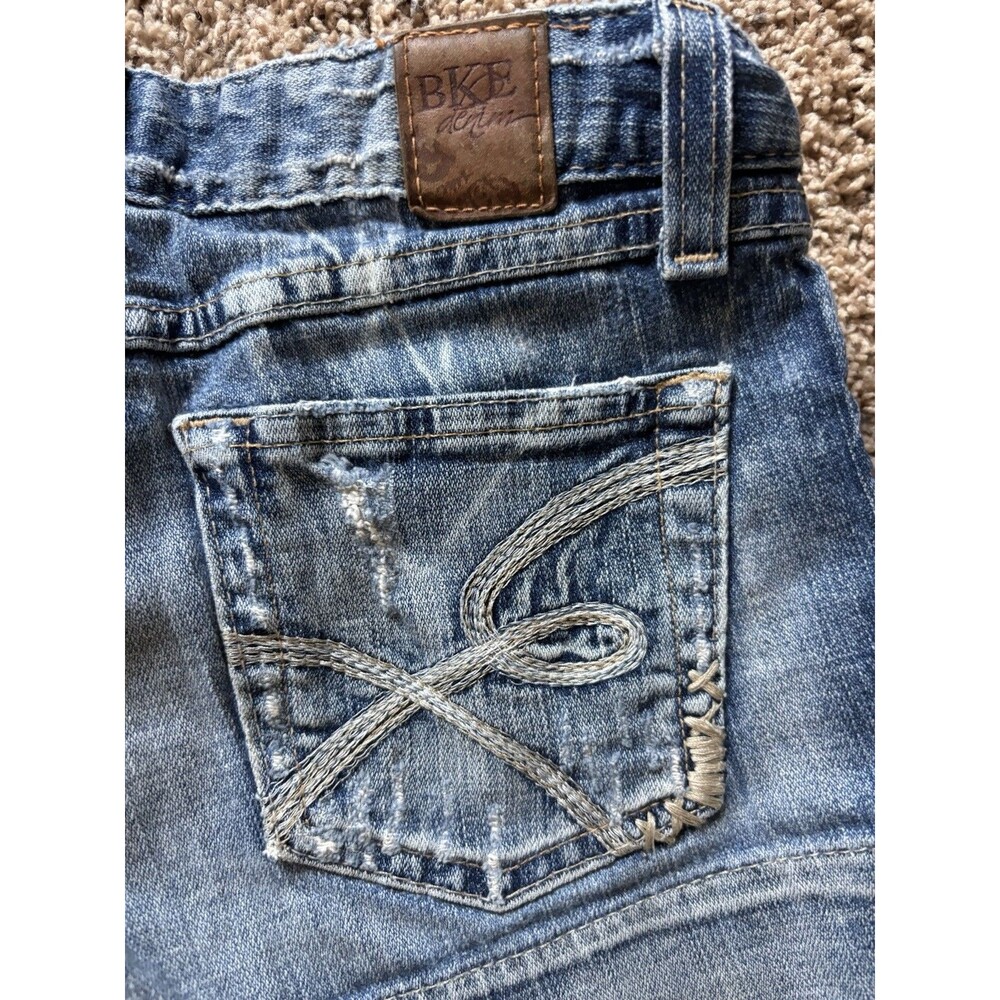 BKE Denium Shorts Size 25 Shorty Shorts Vintage Style #10110 - Picture 5 of 5
